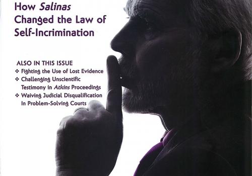 Neal Davis: How Salinas Changed the Law of Self Incrimination