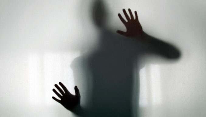 shadowy figure behind glass: Neal Davis Child Sex Offenses blog