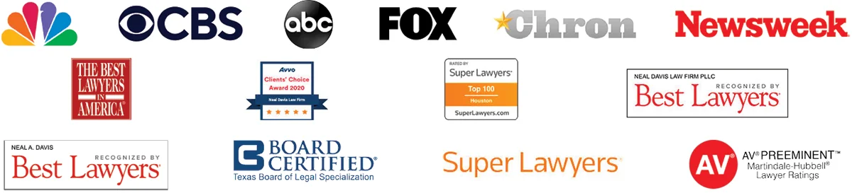 Board Certified, Criminal Law – Texas Board of Legal Specialization (since 2009), listed as a Best Lawyer in America (since 2015) and AV Rated by Martindale Hubbell (since 2015)